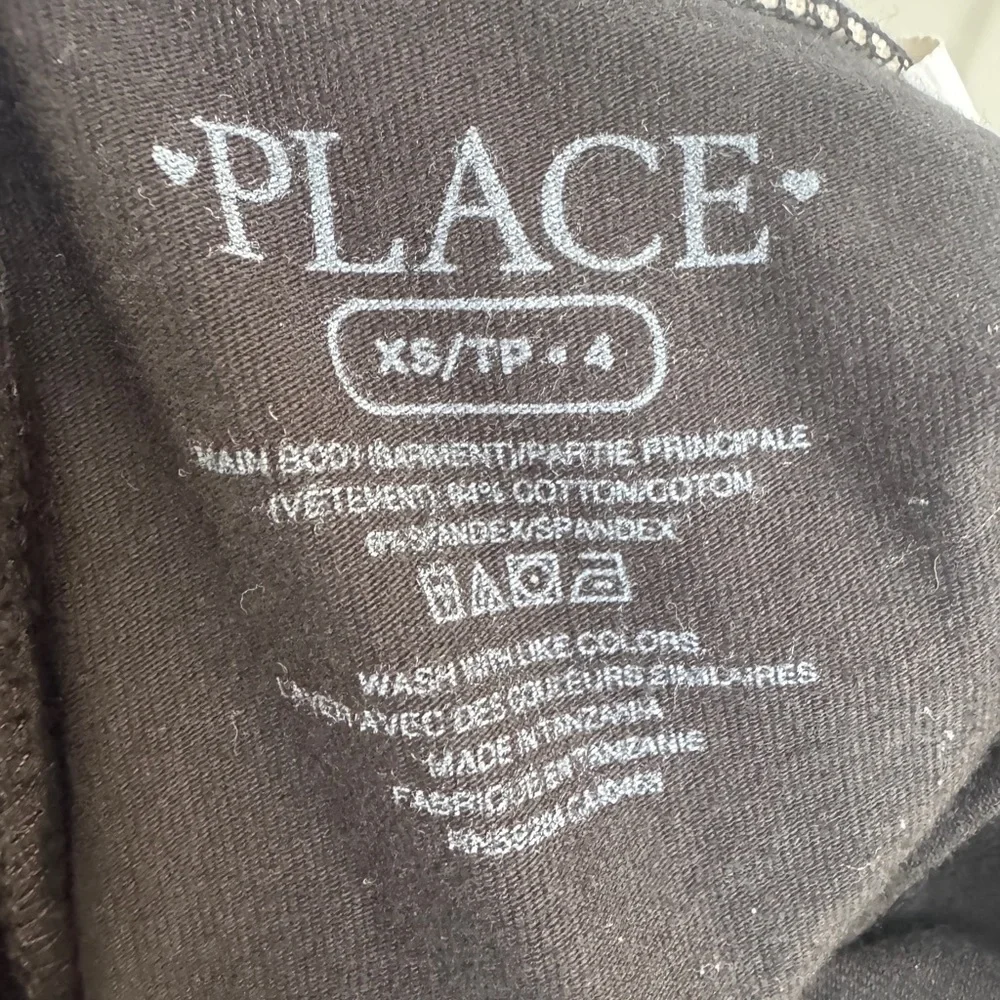 The Children's Place Toddler Girl Size 4 Black Stretch Leggings Pants